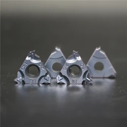 10pcs 16ER INSERT 16ERM 16IRM 11IRM 1.0 ISO 1.25 1.75 2.0 2.5 3.0 Carbide Blade Thread Cutter cnc Lathe Tool Inserts