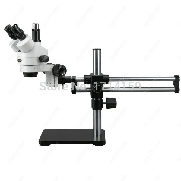 Engravers gemologists-AmScope Supplies 7X-180X Trinocular Stereo Microscope on Ball Bearing Boom Stand