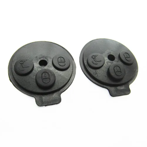 10/20/50 PCS 3 Buttons Rubber Pad for Benz Smart Remote Key shell Pad