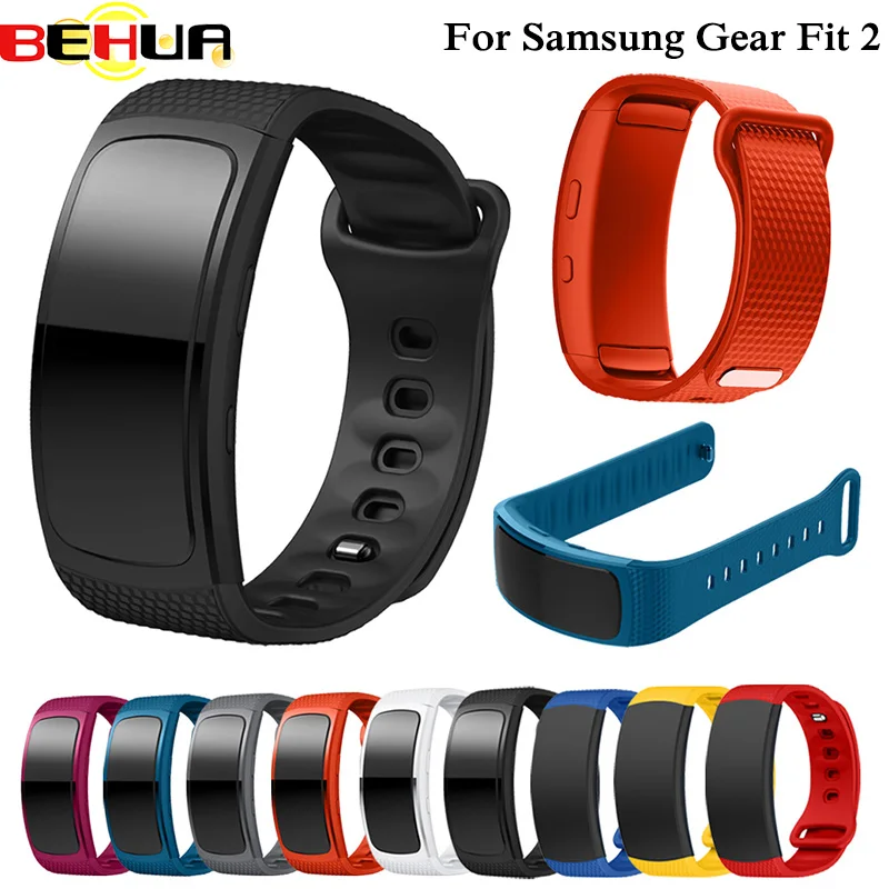 Bracelet de remplacement en silicone S/L pour Samsung Gear Fit2 Pro bracelet de montre pour Samsung Fit 2 SM-R360 bracelet de montre bande Dstresssunshine