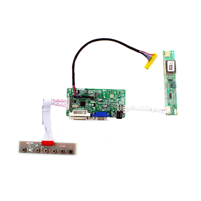 RT2281 LCD Controller Board Suporte, DVI VGA para 15,4 em LCD, N154I1-L03 LQ154K1LA1C LP154WX4-TLC8 1280X800
