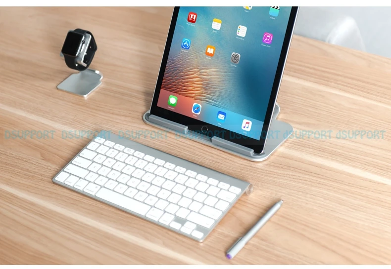 AP-7D из алюминия 7-13 дюймов держатель для планшетного ПК универсальная подставка для планшета подставка с 60 углом обзора управление кабелем