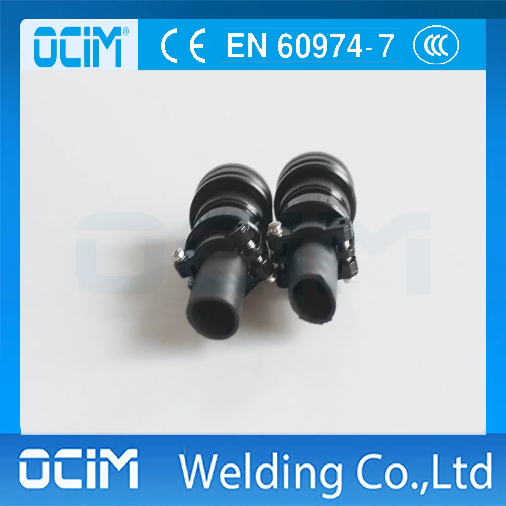 1PC 6 Pin Plug Male  Connector For Welding Torch