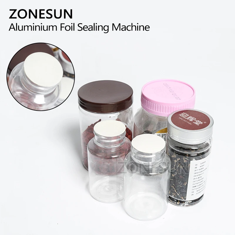 ZONESUN Aluminum Sealing Machine 20-100MM Hand-held Electromagnetic Induction Medical Plastic Bottle Cap Sealer