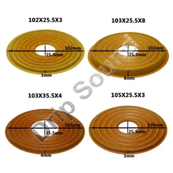 2pcs 102x25.5/103x25.5/103x35.5/105x25.5mm Elastic Wave Loudspeaker Subwoofer Woofer Bass Speaker Repair Spider Damper