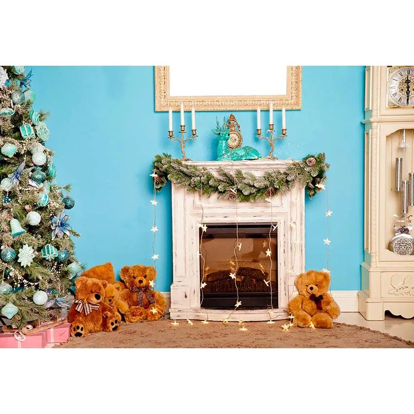 home decoration vinyl photography Christmas background Computer Printed children Photography backdrop for Photo studio ST-681