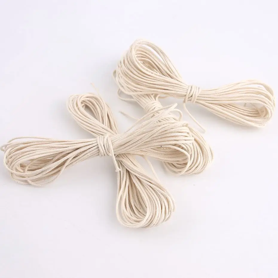 DIY Rope 5 Strands Waxed Twisted Waxed Cotton Cord String Thread Line DIY Crafts Accessories 2mm X 5Meters lets make DIY toys