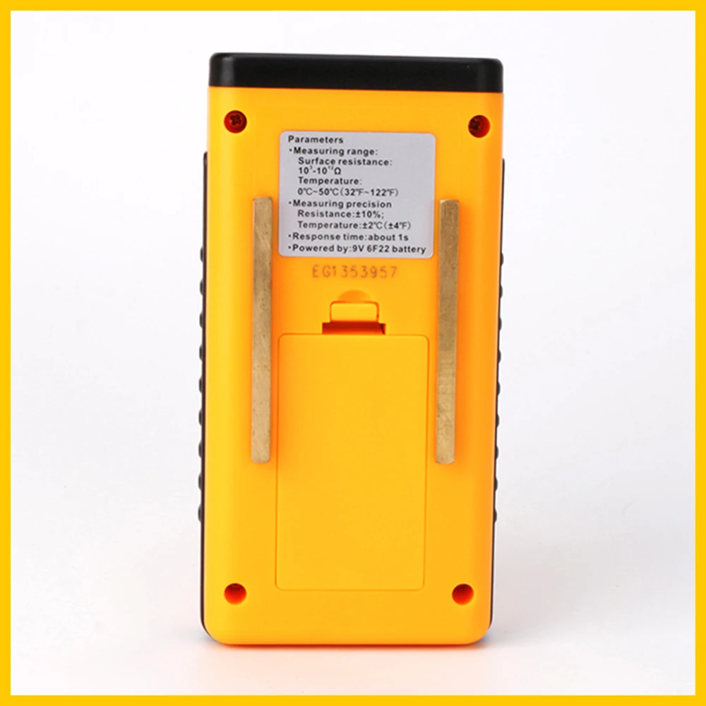 Imagem -05 - Testador de Resistência de Superfície Alta Precisão Portátil Instrumento de Medição de Resistência de Isolamento Detector Estático de Parede