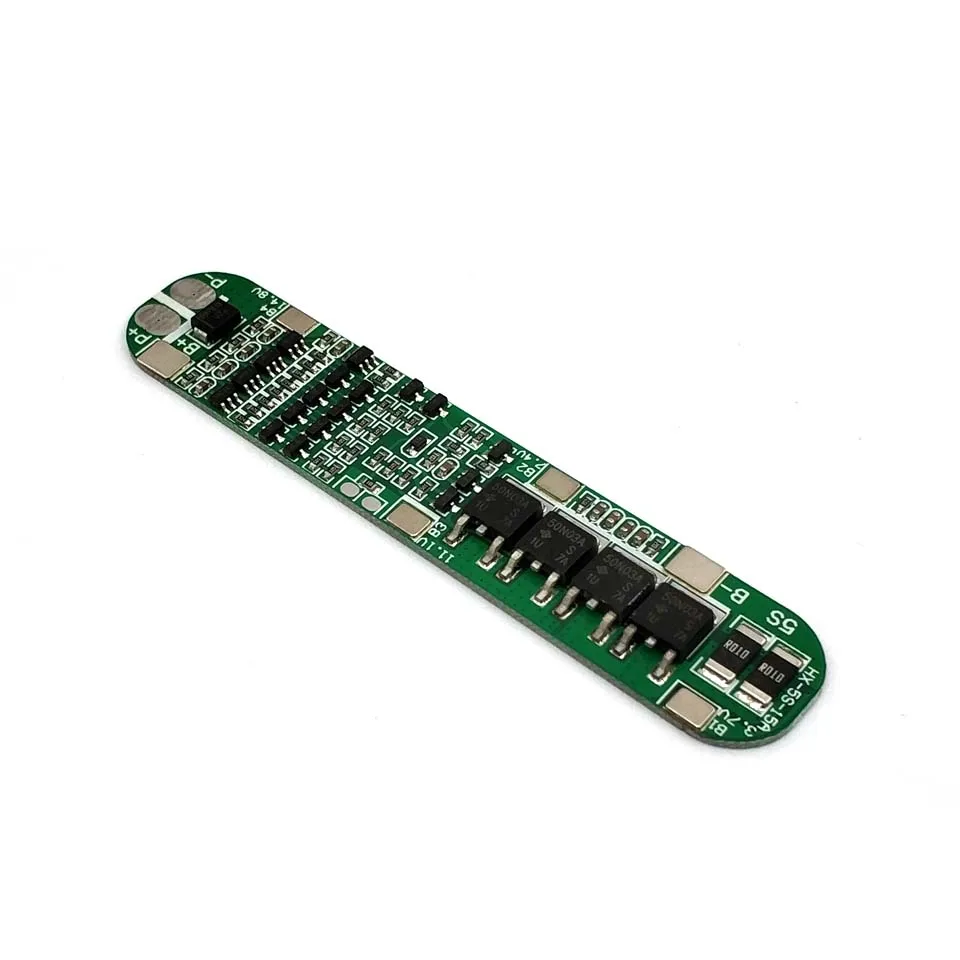 5S 15A Li-ion Lithium Battery 18650 Charger PCB BMS 18.5V Cell Protection Board Integrated Circuits