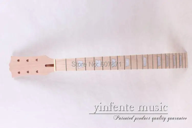 Guitar neck electric guitar neck Mahogany maple  wood 24.75'' Bolt on style Square SG  neck  heel