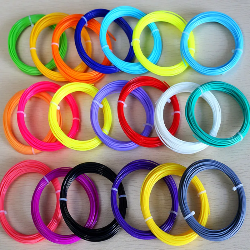 pla 1.75mm filament 20 bright color 3d printed pen abs plastic 3d pen plastic 3d printer line 3d pens wire Environmental Safety