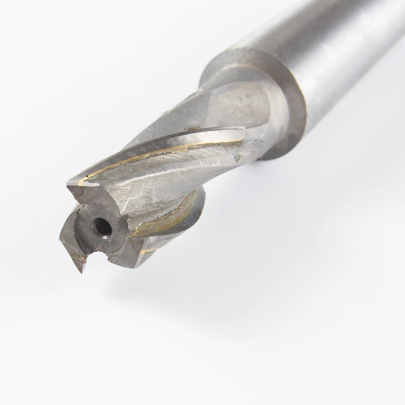 carbide tipped milling cutter 28x45mm solid carbide welded end mill brazed carbide helical end mills taper shank