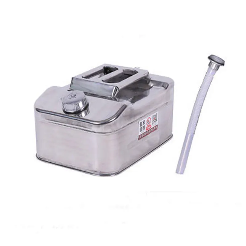 

KCSZHXG Stainless Steel 10 Litres Canister Jerry Cans With Rotational Sealing Cap Jerrycan Universal Edible Oil Canister Bucket