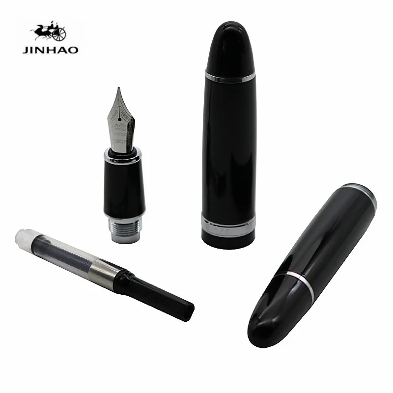 Multi Warna Opsional Fountain Pen Kantor Bisnis Medium NIB Fountain Pen Baru Pena Kaligrafi Pelajar Hadiah