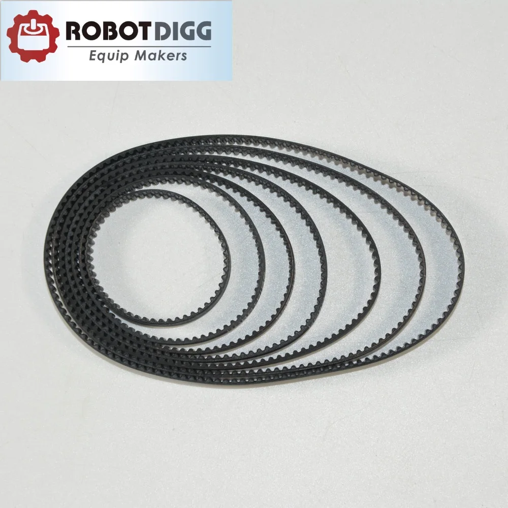 

Free shipping, 2GT Endless Timing Belt, 380mm Length, 9mm Width,380-2GT-9