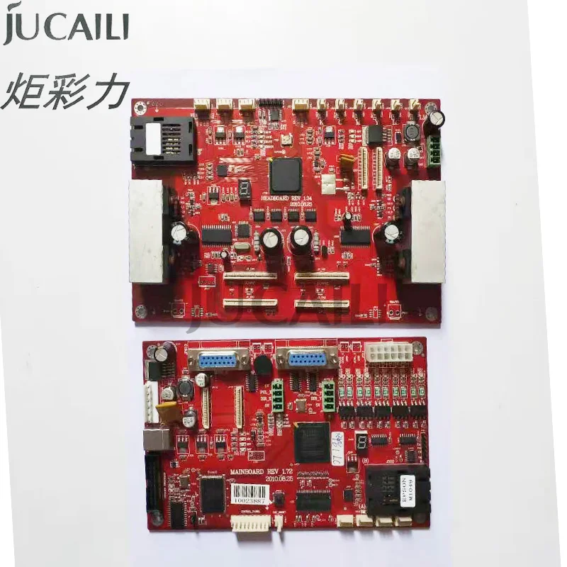 Jucaili good price one set printer board  for Galaxy dx5 double head boards carriage board main board kit for solvent printer