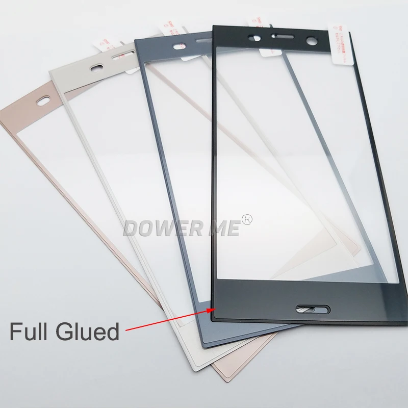 Aocarmo 3D Curved Soft Edge Full Glued Tempered Glass Screen Display Protector Film For Sony Xperia XZ1 G8341 XZ1 Compact XZ1c