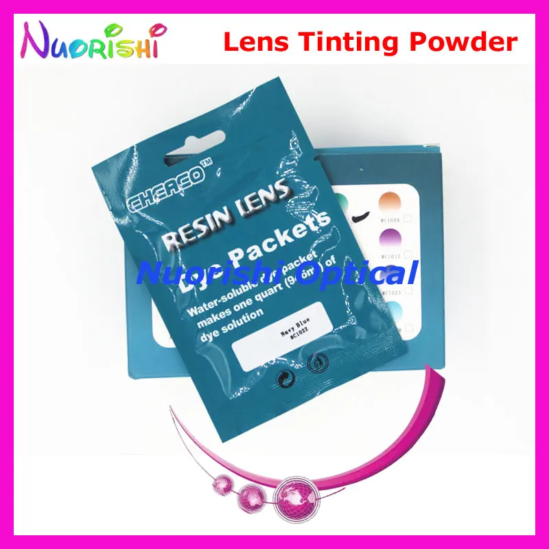 10 Pcs Hars Cr Lens Verven Poeder Materiaal Kleur Tint Sterven Dye Oplossing Packet E4710 Gratis Verzending