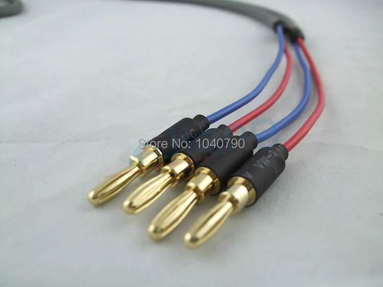 Professional banana plugs audio line Speaker cable power amplifier horn line Around the line 5M 16ft