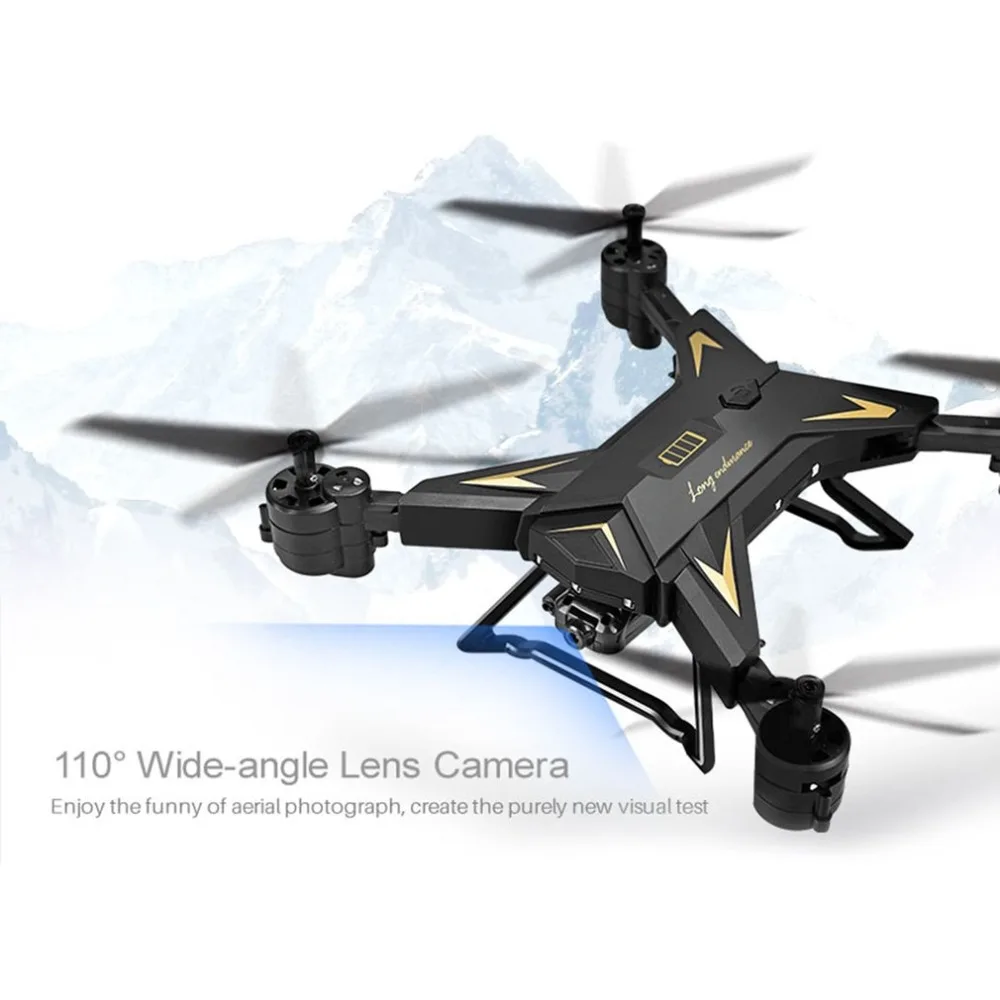 Foldable HD 1080P WIFI FPV Selfie Drones Remote Helicopter KY601S RC Quadcopter Camera Drone 4 Channel Wide Angle Long Lasting