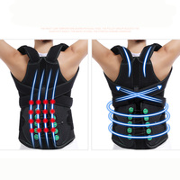 Back Support Waist Brace Adjustable Posture Corrector Pain Relief Orthopedic Lumbar Protection Belt Spine Spinal Braces