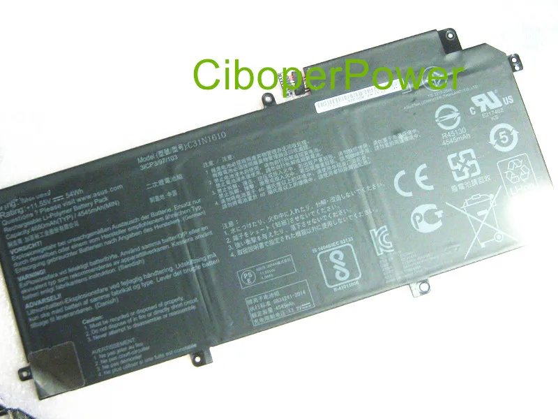 Original quality Battery for 11.55V 54Wh C31N1610 Laptop Battery For UX330CA UX330CA-1A