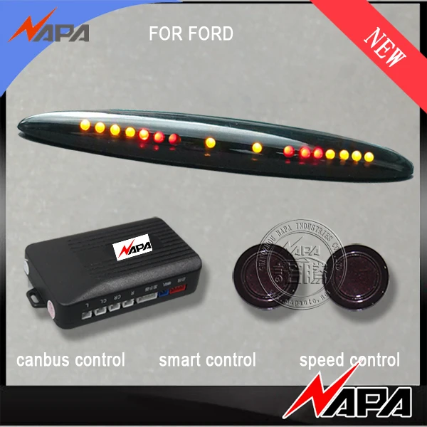 High quality install easy ultrasonic Vehicle front sensor system for ford OBD plug and play Smart alert CANBUS Speed-controlled