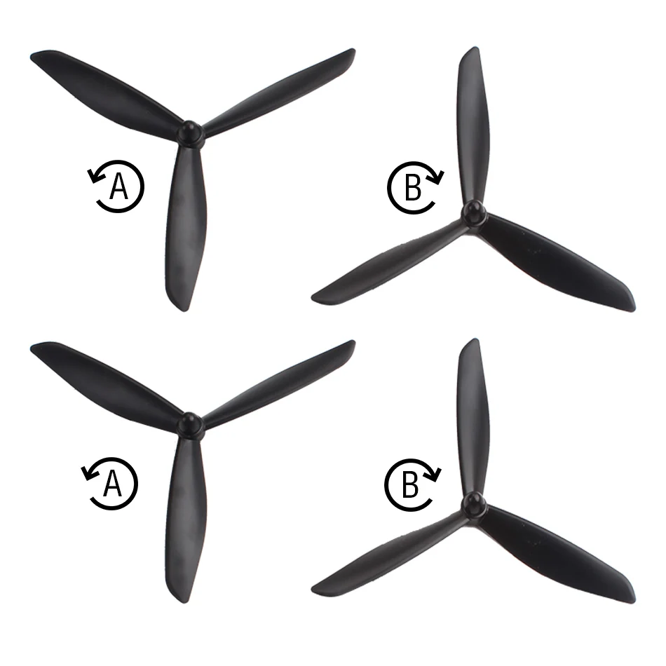 2 Pairs upgrade propeller blades For MJX B3 H501S HS700 H501C Hubsan RC drone Spare Parts