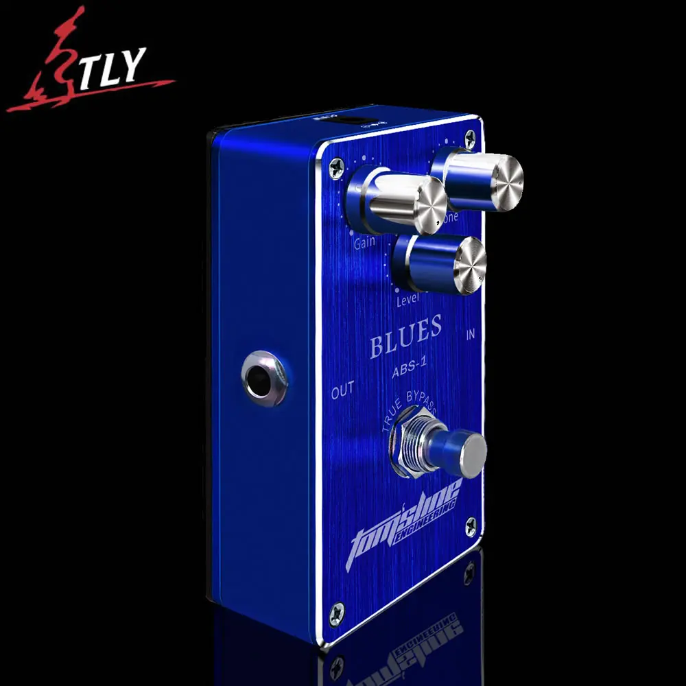 

AROMA ABS-1 True Bypass Blues Distortion Electric Guitar Effect Pedal High Gain Output Low Power Consumption