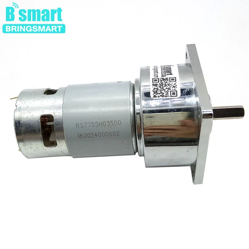 Bringsmart 60GA775 High Torque 12v DC Motor 12Volt And 24Volt Gear Motor With Accurate Ball Bearing Reductor Motor Small