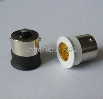 

100PCS,BA15D TO 12 adapter Conversion socket High quality material fireproof material B15 TO E12 socket adapter Lamp holder