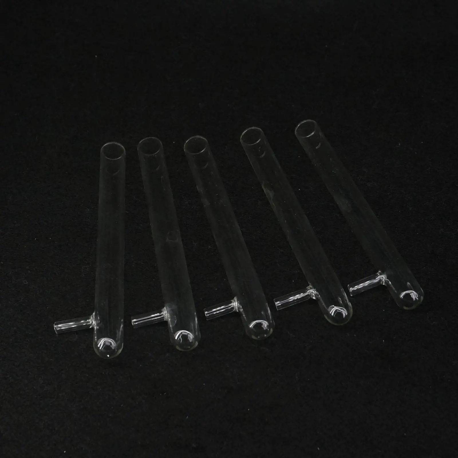 5PCS 15x150mm Glass Test Filter Tube with Vacuum Bottom Side Arm Lab Experiment