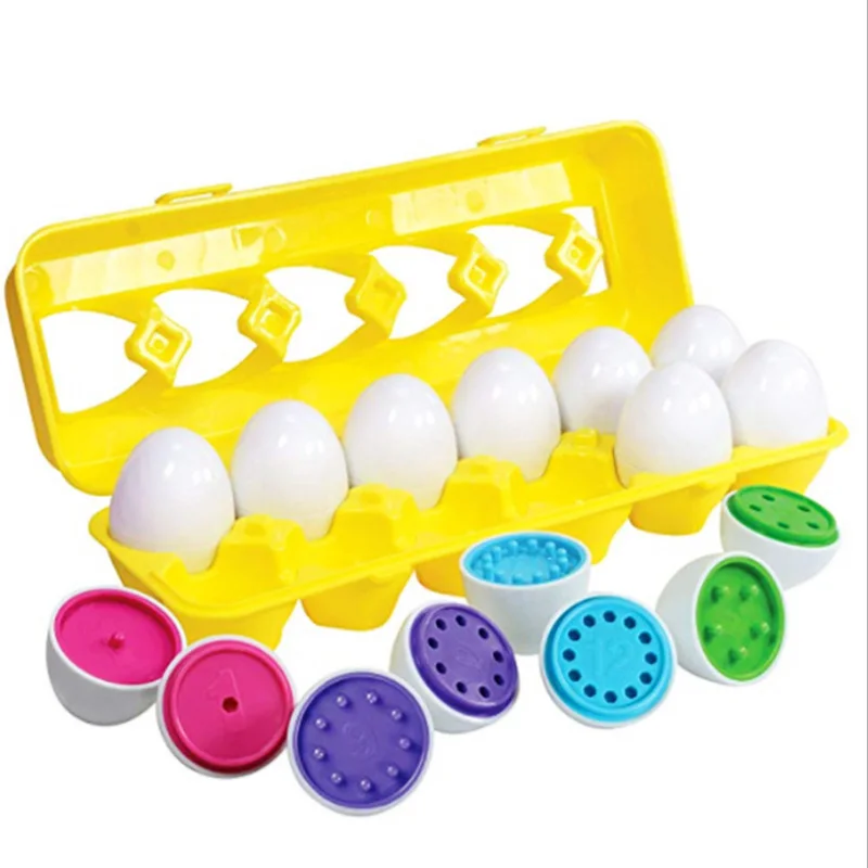 Kids Baby Count & Maths Eggs  Smart pairing egg box color shape pairing smart pairing egg puzzle toy Boxed