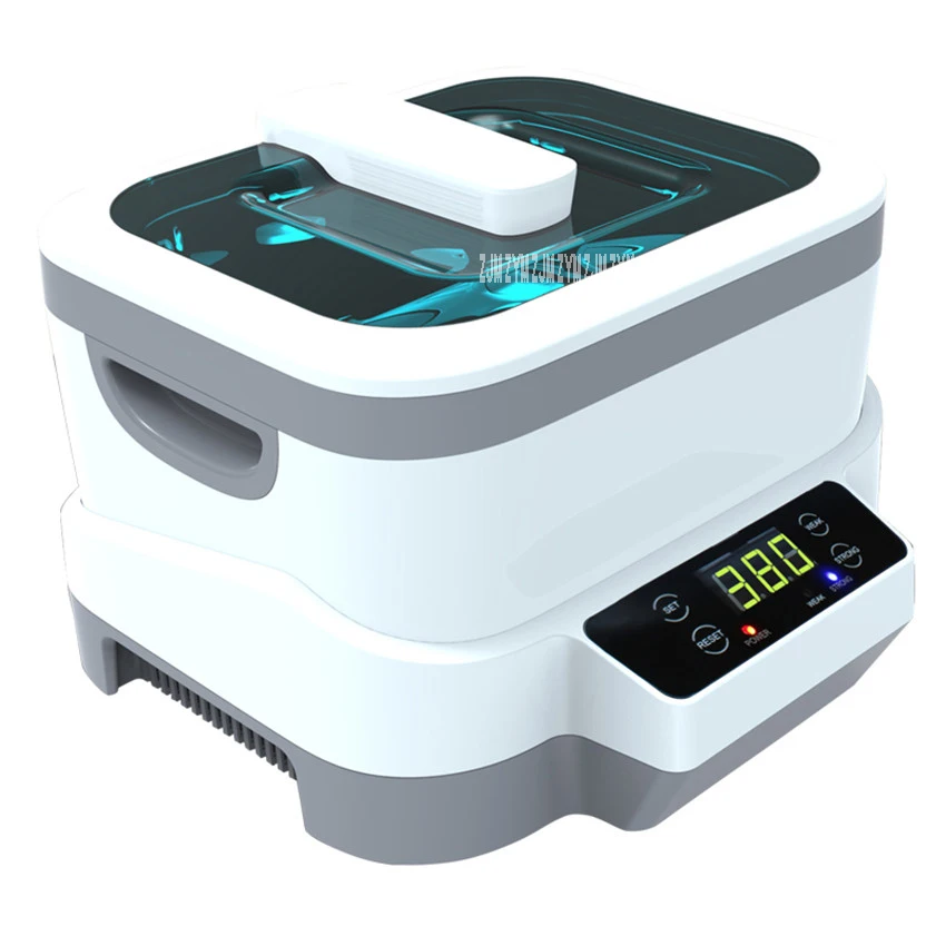 JP-1200 Digital Ultrasonic Cleaner Baskets Jewelery Watches Dental 1.2L 70W Ultrasound Ultrasound Vegetable Cleaner 200-240V 50H