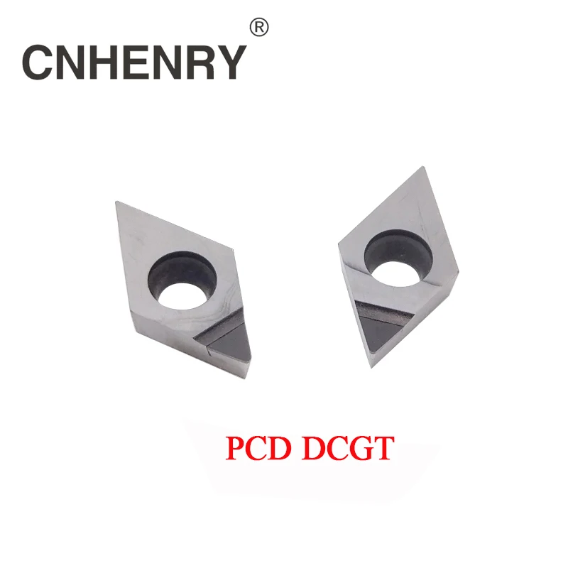 

2 PCS PCD Turning Inserts DCGT 070201/02/04 11T301/302/304/308 CNC PCD Diamond Inserts Carbide Inserts For Lathe Tools