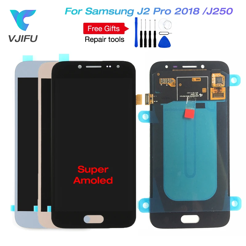 

Amoled J250 For Samsung Galaxy J2 pro 2018 J250F/DS LCD Display Touch Screen Digitizer Assembly for Samsung Grand Prime Pro