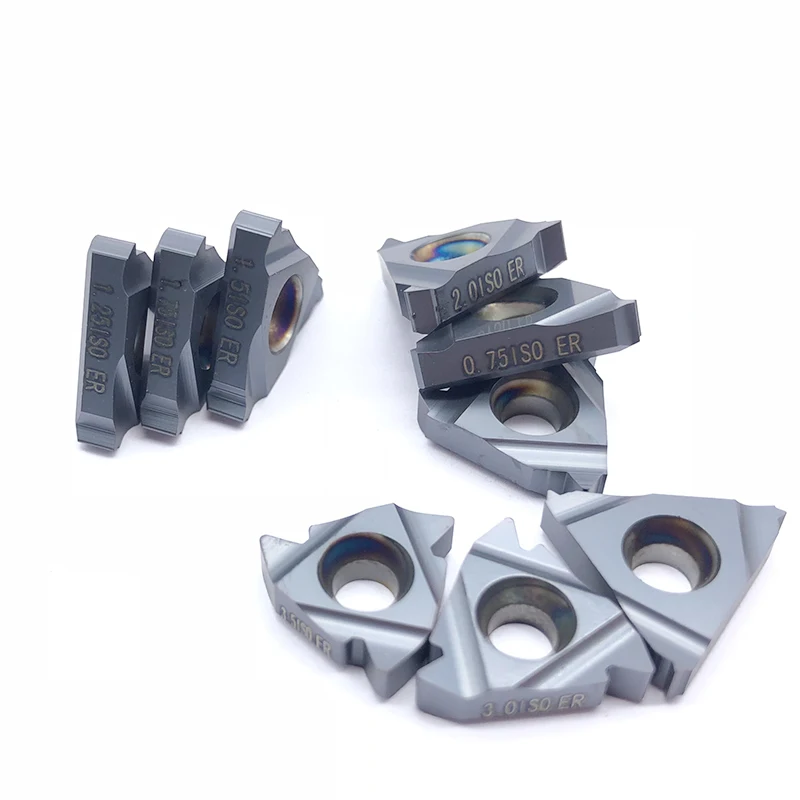 10pcs 16ER 1.5 ISO BMA 0.75 1.25 2.0 3.0ISO Carbide Inserts Thread Cutting External Turning Tool CNC Cutter Blade SER Turret