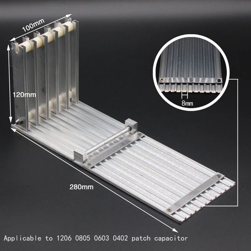 Five slots SMT component placement machine feeder rack manual feed SMT SMD five slot rack  vacuum suction pen