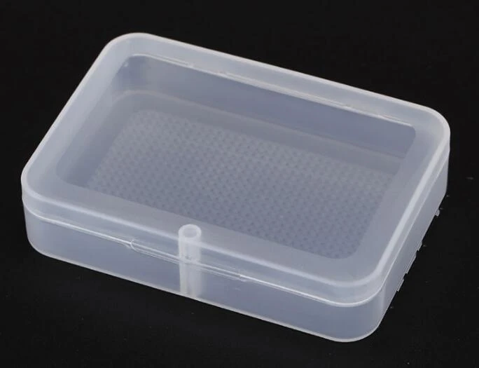 100pcs High Quality Transparent Playing CARDS Plastic Box PP Storage Boxes Packing Case (CARDS width less than 6cm) lin5045