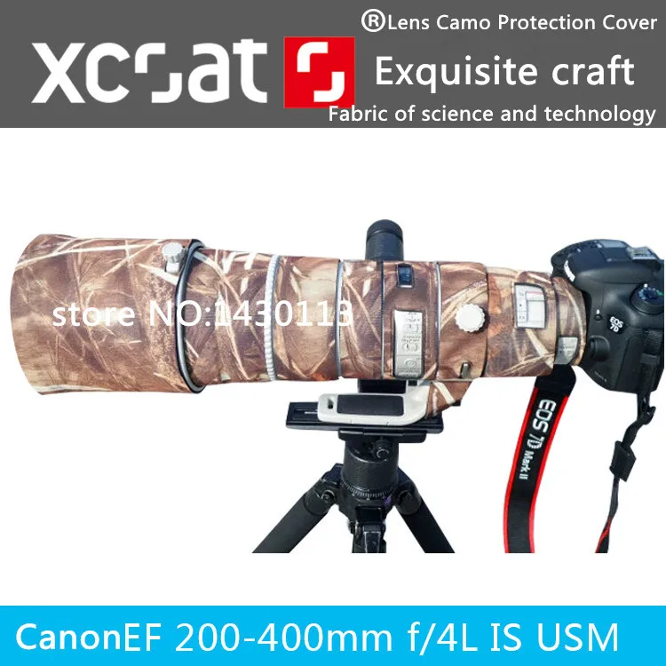 For Canon lens protective case guns clothing Canon EF 200-400mmf/4L IS USM SLR Lens Camo Protection Cover