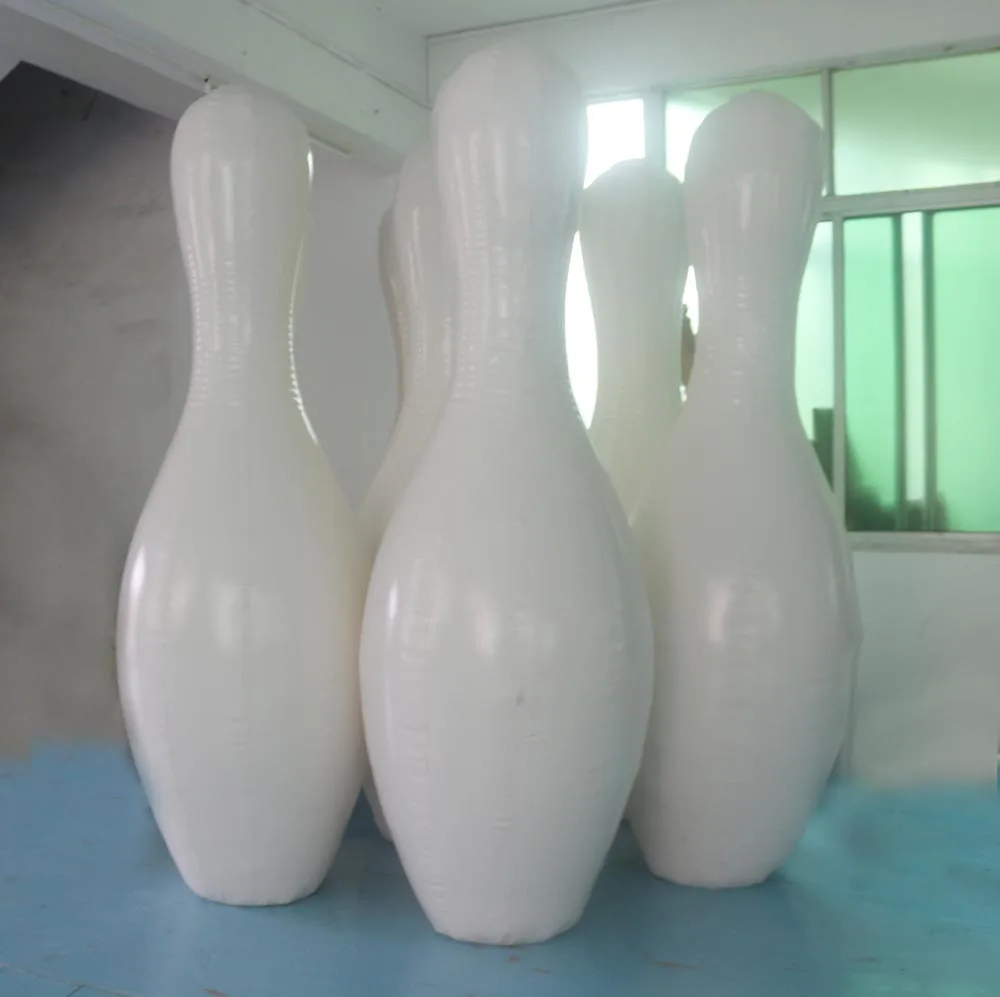 giant inflatable human bowling pins set