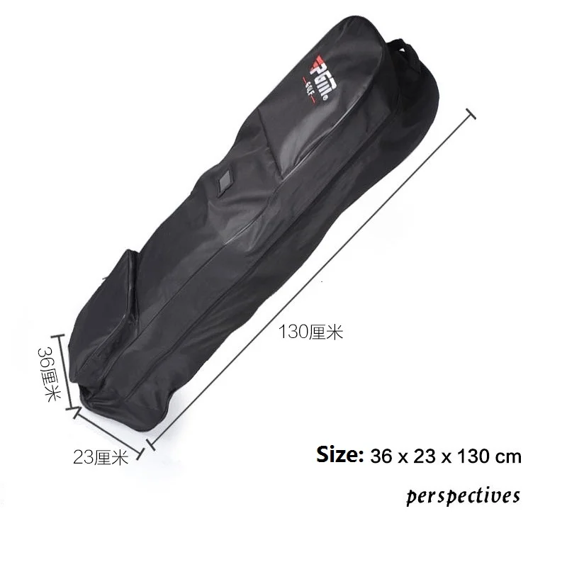 Golf Bag Cover Travel Bag Protective with Roller Hard-wearing Nylon Material Good Protection for Golf Bag