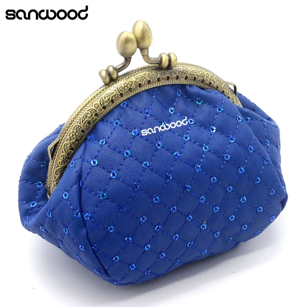 

Women Fashion Rhombic Pattern Wallet Card Coin Purse Clutch Handbag Mini Bag