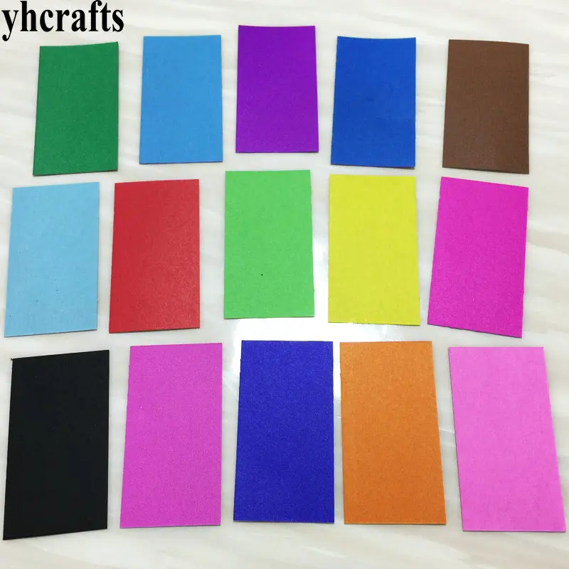 500PCS/LOT.15 color mini colorful cards,Drawing toys Name card Craft material Scrapbooking kit Kindergarten arts and crafts OEM