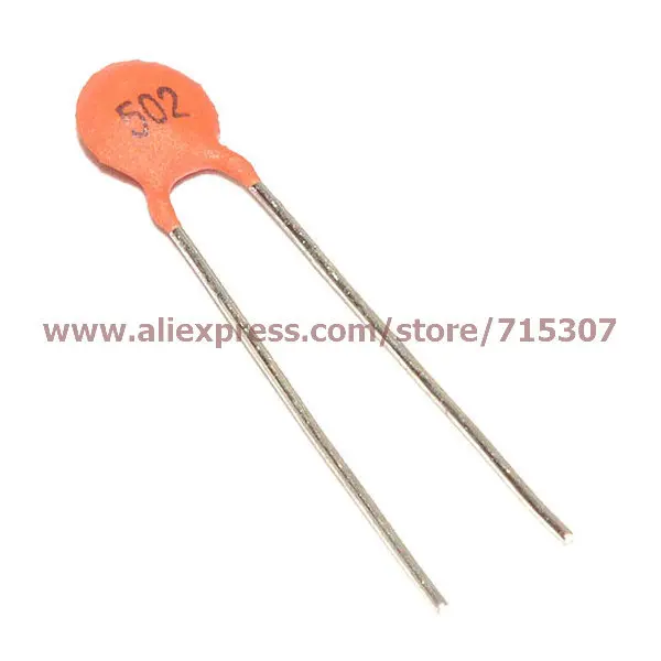 PHISCALE 1000pcs Ceramic capacitors 50V 5000pf / 5nf / 0.005uf ceramic disc capacitor 502