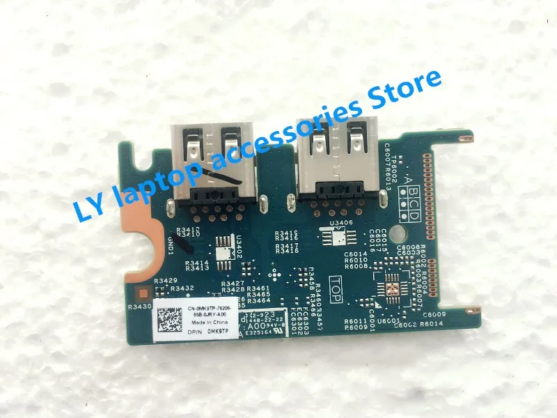 لوحة USB للكمبيوتر المحمول DELL Inspiron 7537 7737 ، لوحة واجهة USB 0MK9TP أصلية