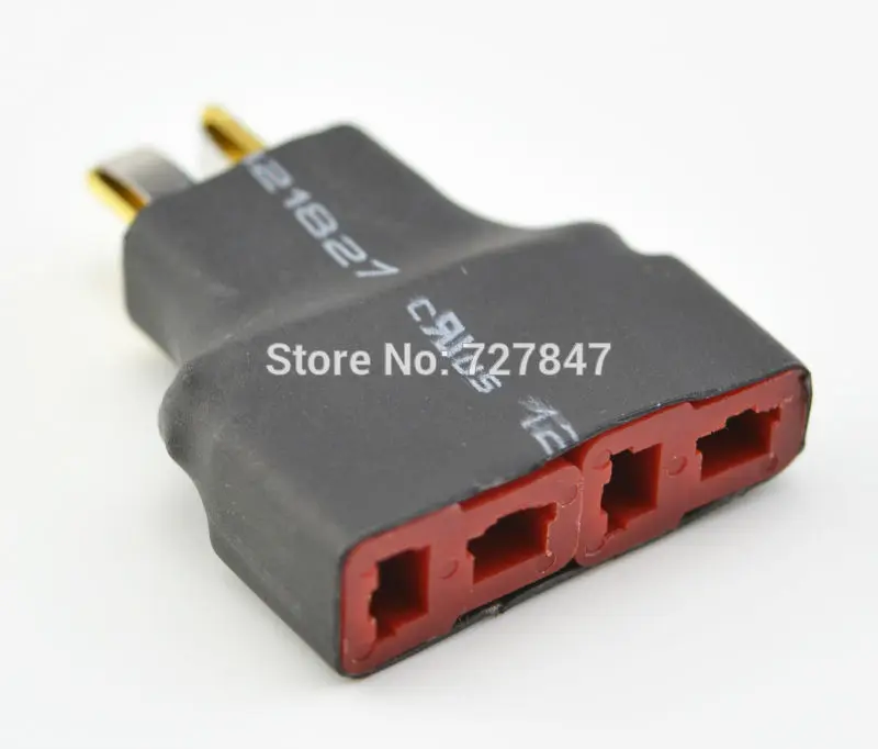 T-Plug (Deans Style) Battery Connector Adapter 1 Male 2 Female