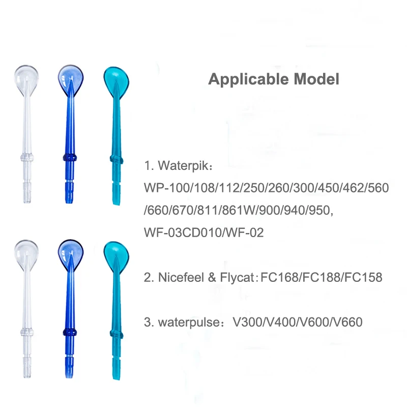 Thay thế Lưỡi Cạo Đầu Phun Lưỡi Phủ Bụi Tương Thích Với Máy Tăm Nước Răng Miệng Irrigator Loại Bỏ Lớp Phủ Làm Tươi Mát Hơi Thở