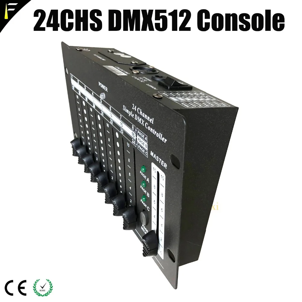 24CH Simple DMX Controller/ Mini 512 Stage Light Console/ Convenient dmx512 Console Easy to carry