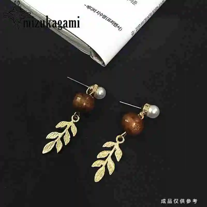 Zinc Alloy  Mini Leaves Charms 10pcs/lot For DIY Fashion Drop Earrings Jewelry Making Accessories